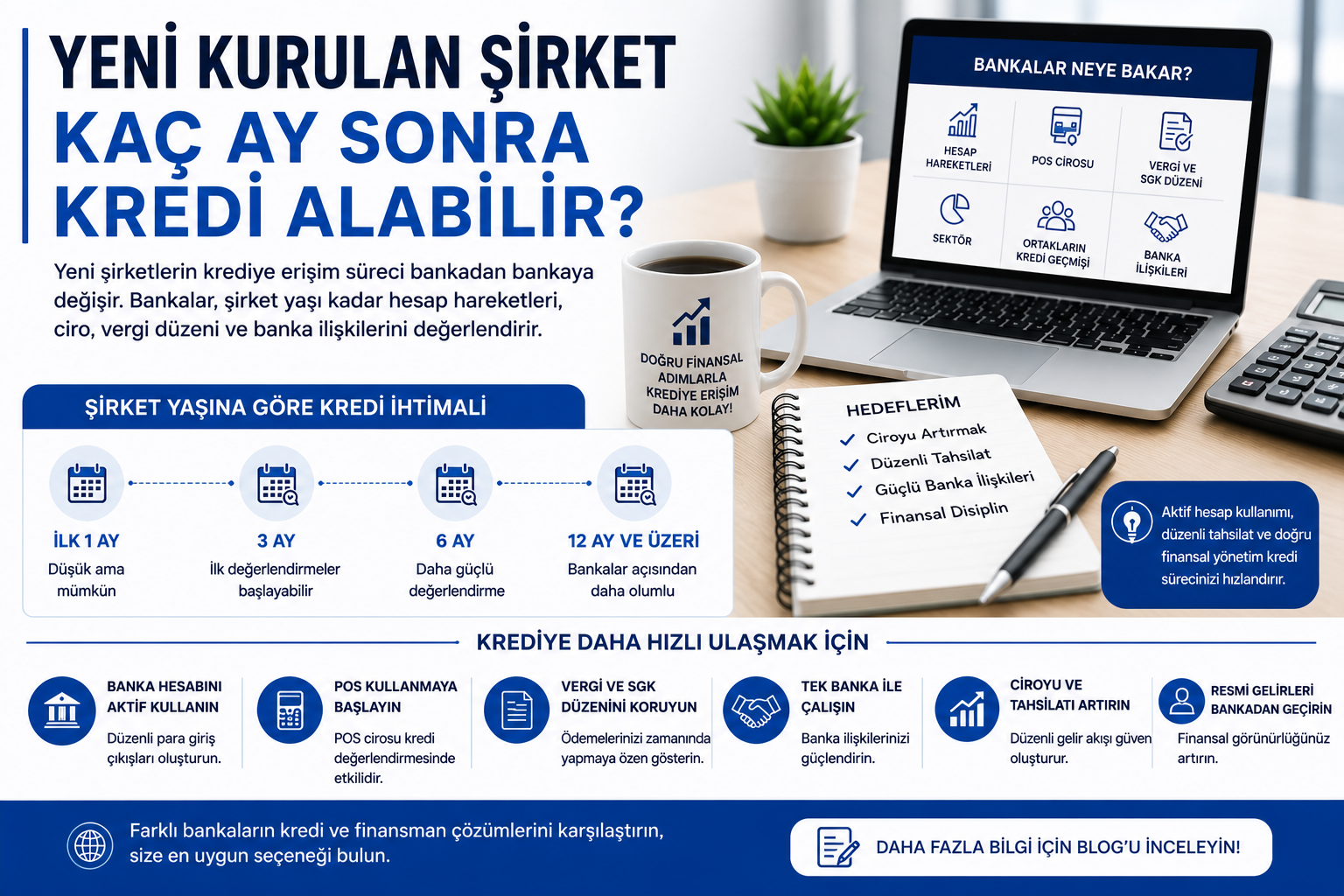 Yeni Kurulan Şirket Kaç Ay Sonra Kredi Alabilir? (2026 Rehberi)